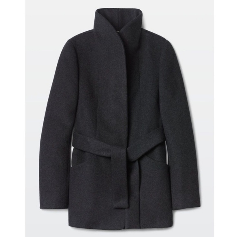 Wilfred Wool High Neck Coat
